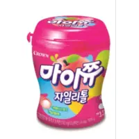 在飛比找蝦皮購物優惠-韓國CROWN 皇冠 罐裝水蜜桃軟糖罐裝110g 袋裝92g