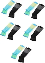 FOMIYES Nylon Running Compression Socks Women's Toeless Compression Socks Open Toes Compression Leg Socks Toeless Compression Foot Sleeves