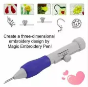 DIY Magic Embroidery Pen Needle Weaving Tool, Embroidery Pen