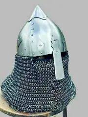 Medieval Viking Helmet Knight Helmet 16 Gauge Steel