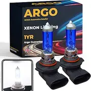 Argo Hb4 headlight bulb Xenon White 100w 6000k 12V Main Dipped High Low Beam 9006 P22D Super Bright Halogen Upgrade Front Fog Light Lamp Car DRL Daytime Running Lights Bulbs Hb4 bulb