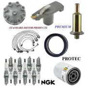Tune Up Kit Filters Cap Spark Plugs Wire For FORD GRAN TORINO V8; 6.6L 1976 (for: Ford)