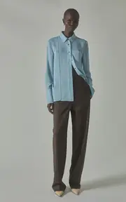 [Heirlome] Rosie Silk Button-Down Shirt
