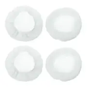 4pcs 9"-10" Car Polisher Bonnet Buffing Pad Lamb's Wool, White