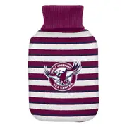 Manly Sea Eagles NRL Hot Water Bottle and Cover Hottie Heat Pack