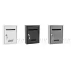 Wall Mounted Mailbox Modern Metal Post Box for Office Home Decor Front Door