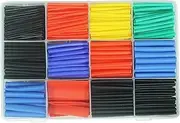 750 Pcs Heat Shrink Tubing Kit,2:1 Ratio Waterproof Wire Shrink Wrap Tubing,6 Colors 12 Sizes,Electrical Wire Heat Shrink Wrap Tubing Kit, for Wire Cable Shrink Wraping Repair Insulation DIY