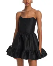 V. Chapman Ginny Corset Lace Up Back Mini Dress