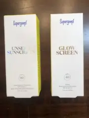 Supergoop! Unseen Sunscreen And Glow Screen Set 1.7 fl. oz