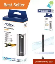 Fully Submersible 200W Aquarium Heater with LED Indicator - Easy Setup