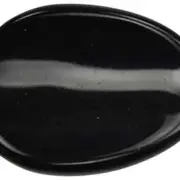 Black Obsidian worry stone