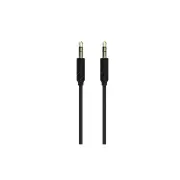 Aerpro Premium 3.5mm AUX Audio Cable 1.5 Metre Length Black with Compact Plugs