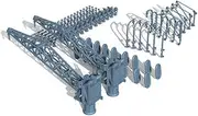 YZ700019 1/700 Model Upgrade Parts For British Cruiser (Telescope/Searchlight/Director/Life buoy/Crane/SMALL CRANE)