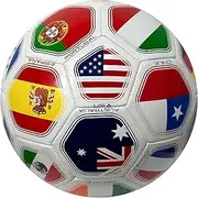 Icon Sports Country Flags Soccer Ball Size 5, World Club National Teams, Flag Soccer Ball #5