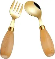 MOBUTOFU 2pcs Feeding Supplies Forks Fine Mesh Stainless Steel Spoon Travel Little Forks for Lunch Plates Silverware Spoons Forky