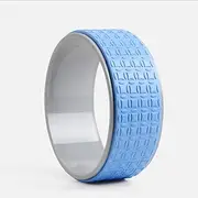 Yoga Wheel Pilates with Buddha Lotus Professional TPE Yoga Circle Gym Workout Back Training Tool Bodybuilding Fitness,Blue