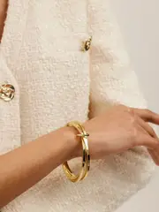 Ted Baker Gold Huulia Multi Hoop Bangle Bracelet (E25894) | $127