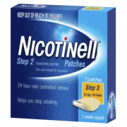 Nicotinell Step 2 (14mg/24 hours) 7 Patches Stop Smoking Aid Controlled Release