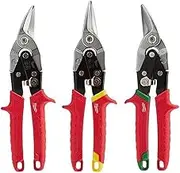 Milwaukee 48224533 Tin Snips Set (Pack of 3)