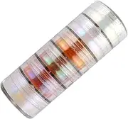 Tofficu DIY Mica Pigment Powder Chameleon Effect 6 Set for Art Crafts Soaps Resin Projects