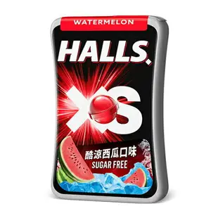 HALLS XS無糖薄荷糖酷涼西瓜13.8G【愛買】