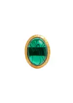 Kenneth Jay Lane Stone-embellished Ring - Green ONE SIZE