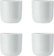 Mikasa Porcelain Egg Cup Set - White, 5cm (4 Pieces) | Elegant Egg Holder for Soft-Boiled Eggs and Appetizers | Dishwasher Safe Porcelain Egg Cups for Everyday | Serve in Style for Every Occasion