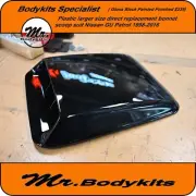 GLOSS BLACK BIG MOUTH BONNET INTAKE SCOOP FOR NISSAN PATROL GU 1/2/3/4/5/6/7/8
