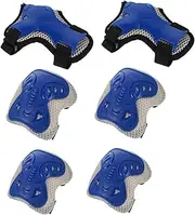BCOATH 1 Set Protective Gear Carpal Tunnel Wrist Brace Elbow Guard Thumb Babies Helmet Knee Guards Pads Gloves Hand Knee Brace Wrist Guards High Density Foam Blue