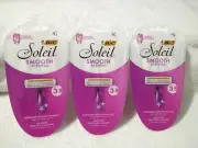 BIC Soleil Smooth Scented Disposable Razors 4 Pack Set Of 3 *NIP*