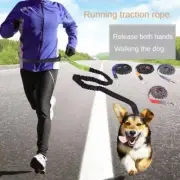 Hand Free Dog Leash for Pet Walking Running Jogging Adjustable Dog leash Waist