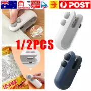 2 in 1 Magnetic Mini Auto Heat Sealer Rechargeable Snack Bag Sealer Machine Set