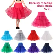 Dancing Skirt Tutu Skirt Underskirt Swing Mesh Skirt A-Line Solid Vintage D