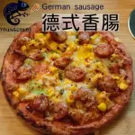 【拌伴餐飲】洋卡龍 手拍彩色披薩-德式辣味香腸180GX1包