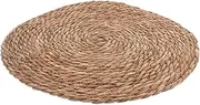 FONDOTIN Pet Grass Mat Furniture Blankets Dog Pads Round Rug Round Outdoor Rug Dog Playpen Mat Reusable Puppy Pads Pet Protector Furniture Covers Cat Blanket Coffee Cattail Grass