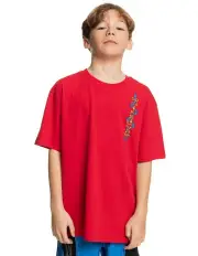 [Quiksilver] Snake Tales Short Sleeves Tee in Salsa