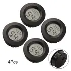Digital Thermometer Gauge Mini Digital Hygrometer Fahrenheit Celsius Switch