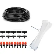 10M/15M/20M Adjustable Drip Garden Irrigation System Outdoor Misting Cooling Kit