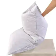 Three Geese White Goose Feather Bed Pillows Queen/Standard Size Set of 1- Sof...