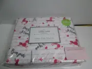 The Lilly Love Collection Paris Je t'aime Bonjour Poodle and Heart Pink/Black