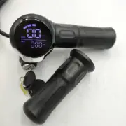 Electric Vehicle Throttle with LCD Display for 48V eBikes Scooters Hall Sensor
