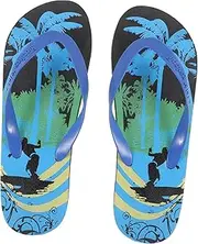 [OATIPHO] Summer Slippers Beach Platform Flip-flops Men's Non-skid Flat Bottom Slippers Stylish