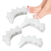 Ozoffer 2x Silicone Gel Bunion Corrector Toe Separator Spreader Pain Relief Hallux Valgus