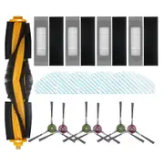 15 Accessories For Deebot Ozmo T9 , 1 X Main Brush, 6 Xside Brushes, 4 X Filters, 4 X Wipes For Dee