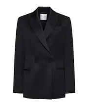 Forte Forte Double-Breasted Blazer 1,2 Black