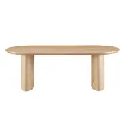 Raimon Furniture Bexley Classic Wooden Veneer Coffee Tea Table Natural