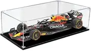 Acrylic Display Case for 1:18 MINICHAMPS F1 RED Bull RB18 Winner 2022 Saudi Arabian GP #1 Verstappen Diecast Car Model Figure Storage Box Dust Proof G