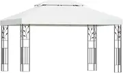 [Instahut] 4x3 Marquee Gazebo, Camping Tent Wedding Gazebos Garden Shed Iron Frame Outdoor Party Canopy Patio Carport Car, Sturdy Legs Water Resistant and UV Grey