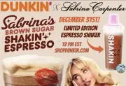 Sabrina Carpenter x Dunkin Donuts Espresso Shaker - LIMITED EDITION Confirmed