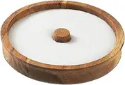 Margarita Salt Rimmer | Multipurpose Wooden Sugar Rimmer | Round Bartender Tool, Portable Sugar Rimmer for Home, Bar, Banquet, Party